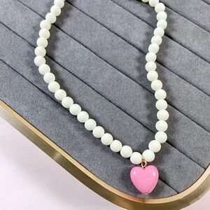 bohemian heart necklace A434